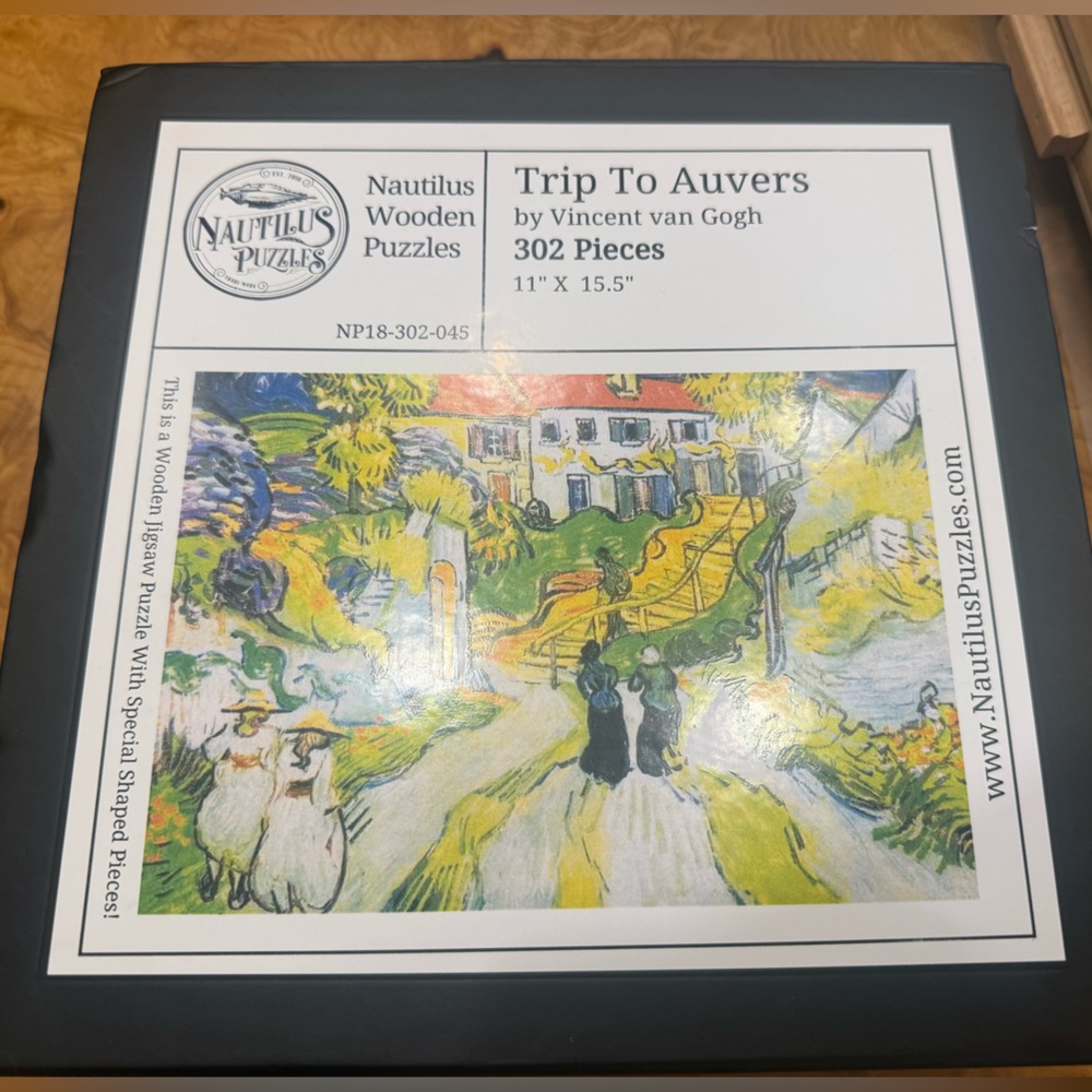 Nautilus Wooden Puzzle - Trip to Auvers 302 Pieces VEUC